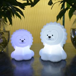 Silicone Lion LED Night Light Touch Sensor Remote Control 9 Colors Dimmable Timer USB Rechargeable Kids Baby Bedroom Lamp Gift
