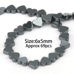 Natural Black Hematite Round Beads Star Heart Column Irregular Shape For Jewelry Making DIY Charms Bracelets Accessories 15''