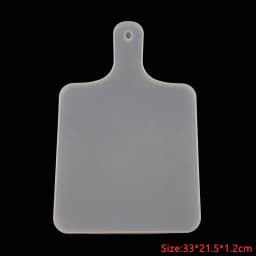 Silicone Round Tray Fruit Plate Mold Handcrafted Mirror Resin Mold Crystal Table Plate Decoration Silicone Mold For Resin