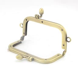 Buds head hasp clasp Smooth surface no hole screw purse frame 10/12.5/15/18/20cm antique brass DIY Kiss lock bag