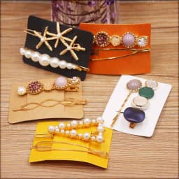 50pc New Arrival Cute Shape Kraft Pink White Jewelry Package Hair Clip Card Blank Color Hairpin Display Card Tag