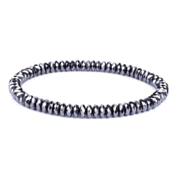 Weight Loss No Magnetic Therapy Bracelet For Men Women Geometric Black Hematite Stone Beads Stretch Health Care Bracelet Jewelry