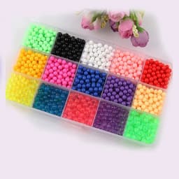 NEW DIY Water Spray Beads 24 Colors Refill Beads Puzzle Crystal Set Ball Games 3D Handmade Magic Toys for Children Manualidades