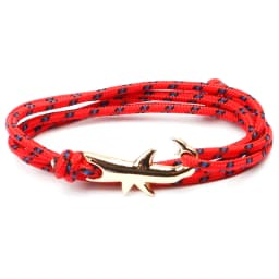 MKENDN Navy style Adjustable Multilayer Rope Shark Anchor Bracelet Men Women 550 Paracord Camping Jewelry Wrap Metal Hooks