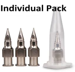 Split Stainless Steel 303 Precision Tapered Dispensing Tip (because of "split", you have to buy the Tip and the Hub separately)
