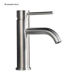 Brushed Rose Gold Bathroom Sink Faucet Deck Mounted Single Hole & Handle Cold And Hot Water Mixer Tap Brushed Gold