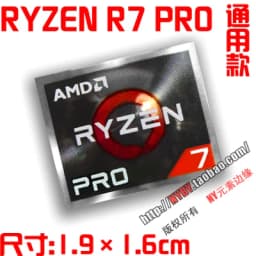 Original AMD Ryzen Ruilong R9 R7 R5 R3 5000 Series CPU Computer Sticker Notebook Label