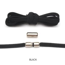 New Flat No Tie Shoelaces Elastic Metal Lock Shoe laces Special Creative Kids Adult Unisex Sneakers Shoelace Fast Lazy Laces