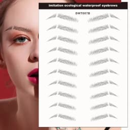6D Eyebrow Tattoo Sticker Waterproof Eyebrow Templates Tools Cosmetics Professional Makeup Eye Brow Shaper Eyebrows Sticker