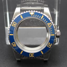 40mm Cases Men's Watch Ceramic Bezel Sapphire Glass Fit NH35 NH36 ETA 2824 Miyota 8215 Movement 28.5mm Dial Submariner Parts