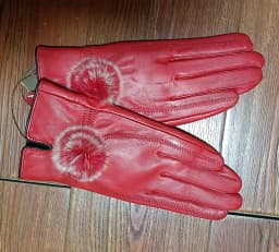 Women Winter Genuine Leather Gloves With wool lined Warm Ladies 2019 Thick Real Leather Glove Black Female New 2018 Hot Selling