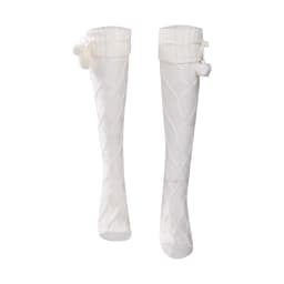 Women Winter Knitted Cotton Stocking Warm Thigh High Over the Knee Socks Fashion Twist Cable Crochet