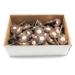 144pcs 22mm Abrasive Brushes 2.35mm Shank Jewelry Polishing Wheel for Dremel Power Tool Accessories