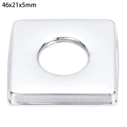 1Pcs Stainless Steel Water Pipe Wall Covers Self-Adhesive Shower Faucet Decorative Cover Chrome Finish Bathroom Accessories