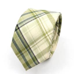 Men's Check Stripe 6cm Tie 100% Cotton Neckties Gift For Man Plaid Series Wedding Party Gift Accessories Women's Anime Tie
