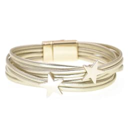 WELLMORE Leather Bracelets for Women Simple Star Multilayer Wide Wrap Bracelet 6 Size 18 Colors Female Jewelry Wholesales