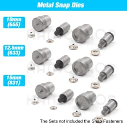 Hand Punch Press Machine Metal Dies Mold For Double Cap Rivets Snap Eyelet Grommet Buttons Tools Leathercraft Handmade Supplies