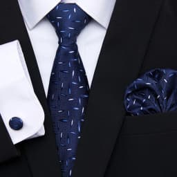 Hot Sale 7.5 cm Tie Pocket Squares Cufflink Set Necktie Pink Purple Hombre Printed Formal Clothing Accessories Fit Party