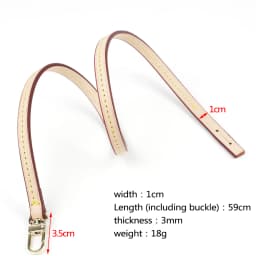 38/55/59CM Detachable Cowhide Bag Handle Replacement Bag Strap Genuine Leather Shoulder Strap Bag Accessories Fashion Strap