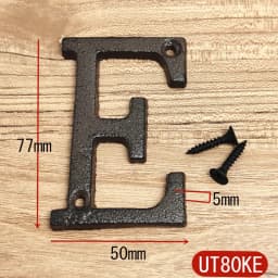 Metal Letters House Numbers Retro 3D Sign Cafe Wall Creative Cast Iron Decoration Doorplate Digital Arabic Furniture Hardware