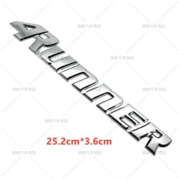 4Runner Emblem Badge Rear Trunk Decals Decoration Stickers For Tundra Tacoma 4runner Pickup Trucks Car Styling Car Accessories