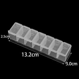 Transparent Plastic Storage Jewelry Box Compartment Adjustable Container For Beads Earring Box For Jewelry Rectangle Box Case