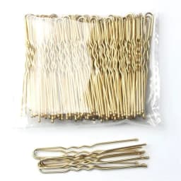 50pcs Hair Waved U-shaped Bobby Pin Barrette Salon Grip Clip Hairpins Black Metal Hair Accessories For Bun Gifts