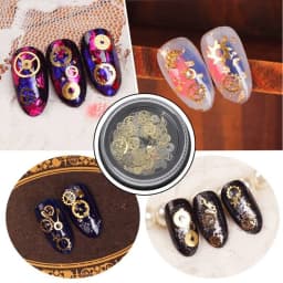 1 Box DIY Mixed Steampunk Watch Gear Cogs Watch Findings for Crafting Jewelry Making Mold Fillings Nail Art Accessory