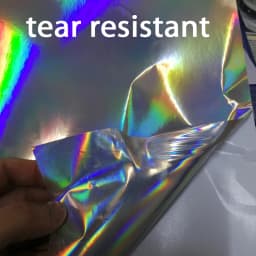 A4 Blank Hologram Silver Sticker Label Paper for Laser/UV Printer Professional Special Layer