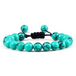 Men Energy Beads Bracelet Adjustable Natural Stone Agates Onyx Charm Bracelets Chakra Healing Women Yoga String Bangles Jewelry