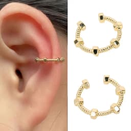 Fashion Ear Cuff Clip Earring Without Piercing Gold Silver Color Star Heart Chain Geometry Cartilage Earcuff Women Party Jewelry