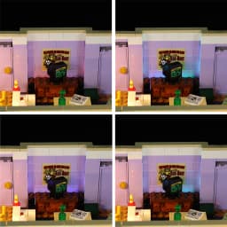 Led Lighting Kit For LEGO 10292 The Friends Apartments Blocks Building (NOT Include Model)