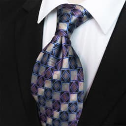 Classic Vintage Mens Tie Handmade 10cm 100% Silk Printed Necktie Geometric Checked Jacquard Ties For Man Business Wedding Gift