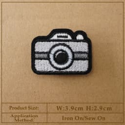 CAT Peace Embroidered Applique Patches Fabric Garment Apparel Clothing Accessories Embroidery Badges Star