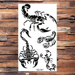 Badge Pirate Temporary Tattoos For Men Adults Realistic Infinite Pirate Ship Lighthouse Fake Tattoo Sticker Body Arm Tatoos DIY