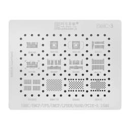 Amaoe BGA Reballing Stencil For Nand Flash EMMC EMCP UFS BGA162 BGA186 BGA254 BGA221 BGA153 BGA169 EMMC2 EMMC3 Plant Net