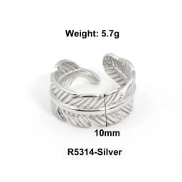 New Design Stainless Steel Round Bead Rings for Women Wedding Jewelry Party Gift