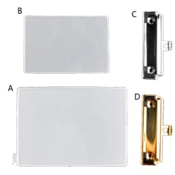 DIY A4 Clipboard Resin Mold File Folder Resin Molds Epoxy Silicone Tray Molds File Folder Portfolio Drawing Board Mold