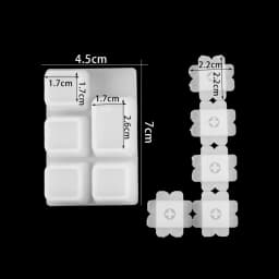 Mechanical Keyboard Resin Key Cap Silicone Mold UV Crystal Epoxy Molds For Manual DIY Handmade Crafts Making Tools