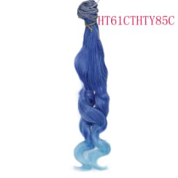 Russian DIY Doll Hair 25cm High Temperature Curly Hair for 1/3 1/4 1/6 BJD DIY Wavy Doll Hair Tree