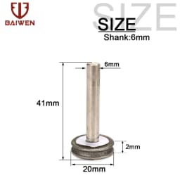Concave Diamond Abrasive Grinding Wheel Glass Round Burr Drill Bits 2mm-12mm for Bracelet Ring Jade Carving Polishing