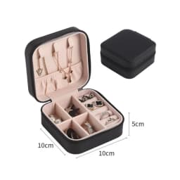 Newly Unique Blue Romantic Box PU Storage Bracelet Jewelry Box Wholesale Creative Portable Travel Storage Box Earrings Ring