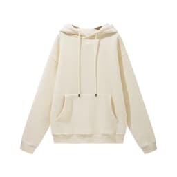 ZODF New Winter Men Basic Thick Fleece 345gsm Hoodies Casual Loose Hip Hop Unisex Hooded Sweatshirt Pullovers Tracksuits HY0010