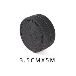 5Meters Width 1.5-4cm Black Elastic Band For Wigs Spandex Belt Trim Sewing/Ribbon Clothes Flex Sewing Material Elastic Wig Bands