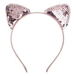 New children's cartoon sweet fish scale sequined cat ear jewelry headband