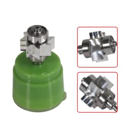 Dental High Speed Handpiece LED Self-Power E-generator Fiber Optic Push Button Air Turbine 2/4Hole Cartridge Rotor Fit NSK KAVO