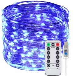 String Lights Fairy Led USB 8Mode 5/10M/20M 50/100/200LED WithRemote Control Garlands Home Wedding Christmas Holiday Decor Lamps