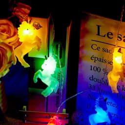 DC4.5V 1.5M 3M LED Unicorn String Lights Battery Case For Indoor Room Birthday Party Wedding Christmas Day Decoration Lantern