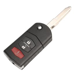 jingyuqin 3/4 Button Filp Key Case Folding Fob Car Remote Key Shell For MAZDA 3 5 6 RX-8 MX-5 Miata CX-5 CX-7 CX-9 RX-8 CX-9