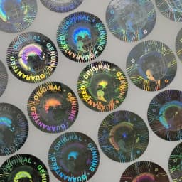 Custom Hologram Sticker Genuine Guaranteed Original Multiple Colors Global Design Logo 3D Laser Holographic Lable Diameter 20mm